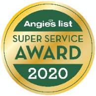 Angie's list super service award 2020 logo